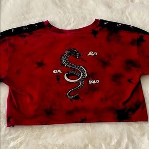Dragon Cropped T-Shirt